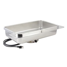 Bon Chef 11006E Electric Dripless Rectangular Water Pan with Attached Heater #12090, 8 Qt.