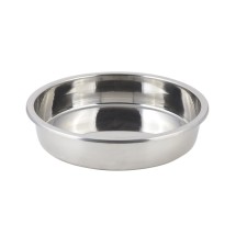 Bon Chef 12001 Stainless Steel Round Food Pan for 12000 and 60032, 8 Qt.