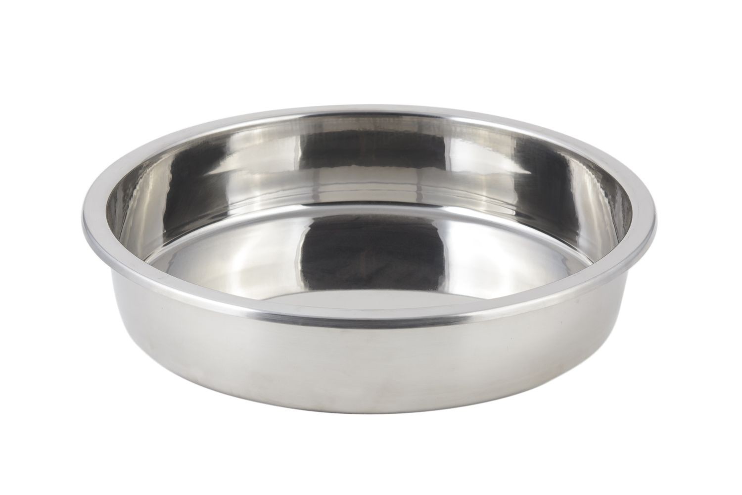 Bon Chef 12001 Stainless Steel Round Food Pan for 12000 and 60032, 8 Qt.