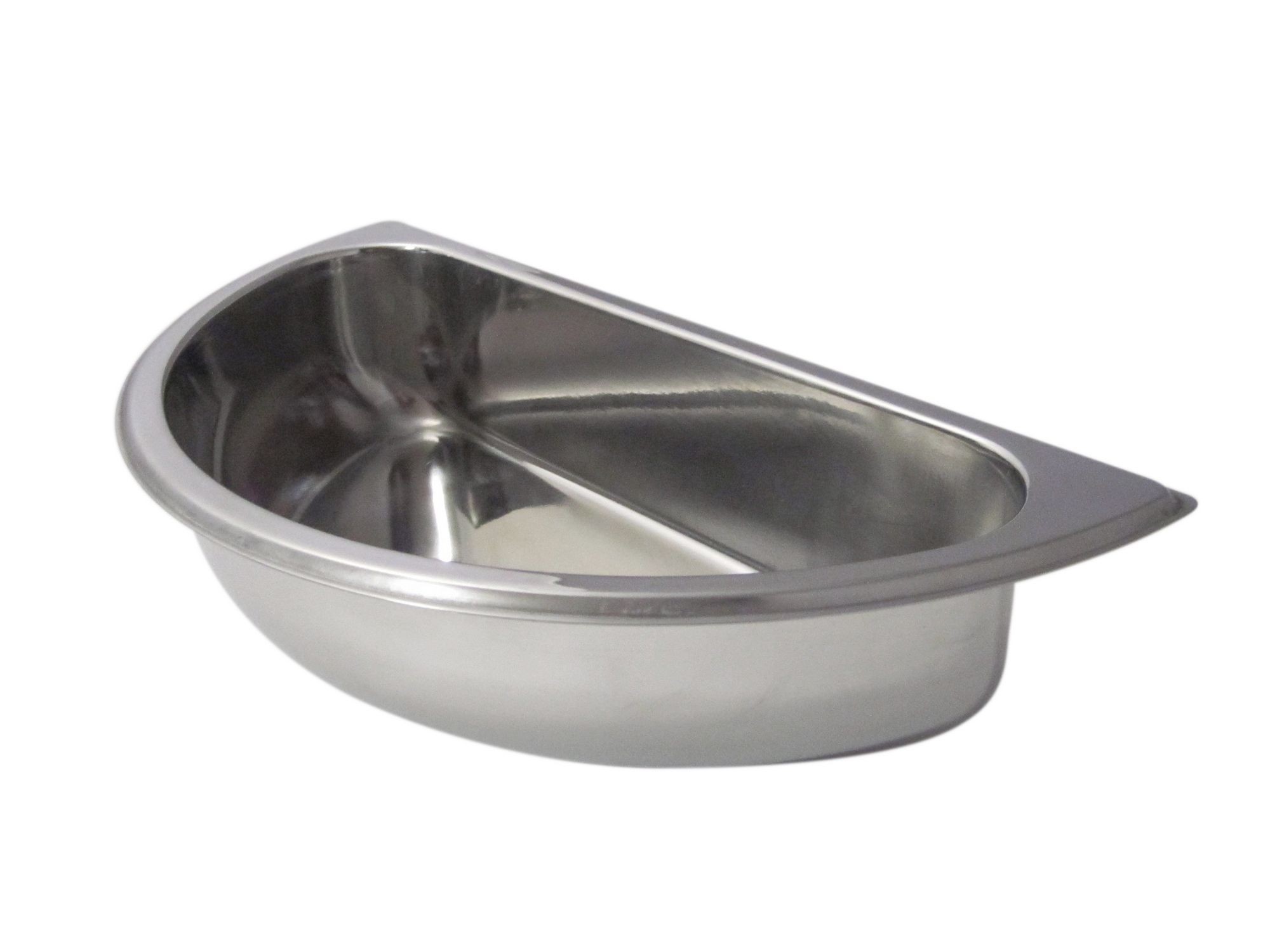 Bon Chef 12007 Stainless Steel Half Size Round Food Pan, 2 1/2 Qt.