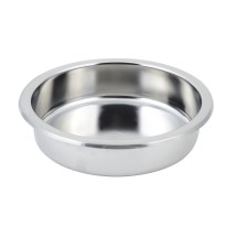 Bon Chef 12021 Stainless Steel Round Food Pan for Petite Chafers, 10 3/4&quot; Dia., 2 1/2&quot; H.