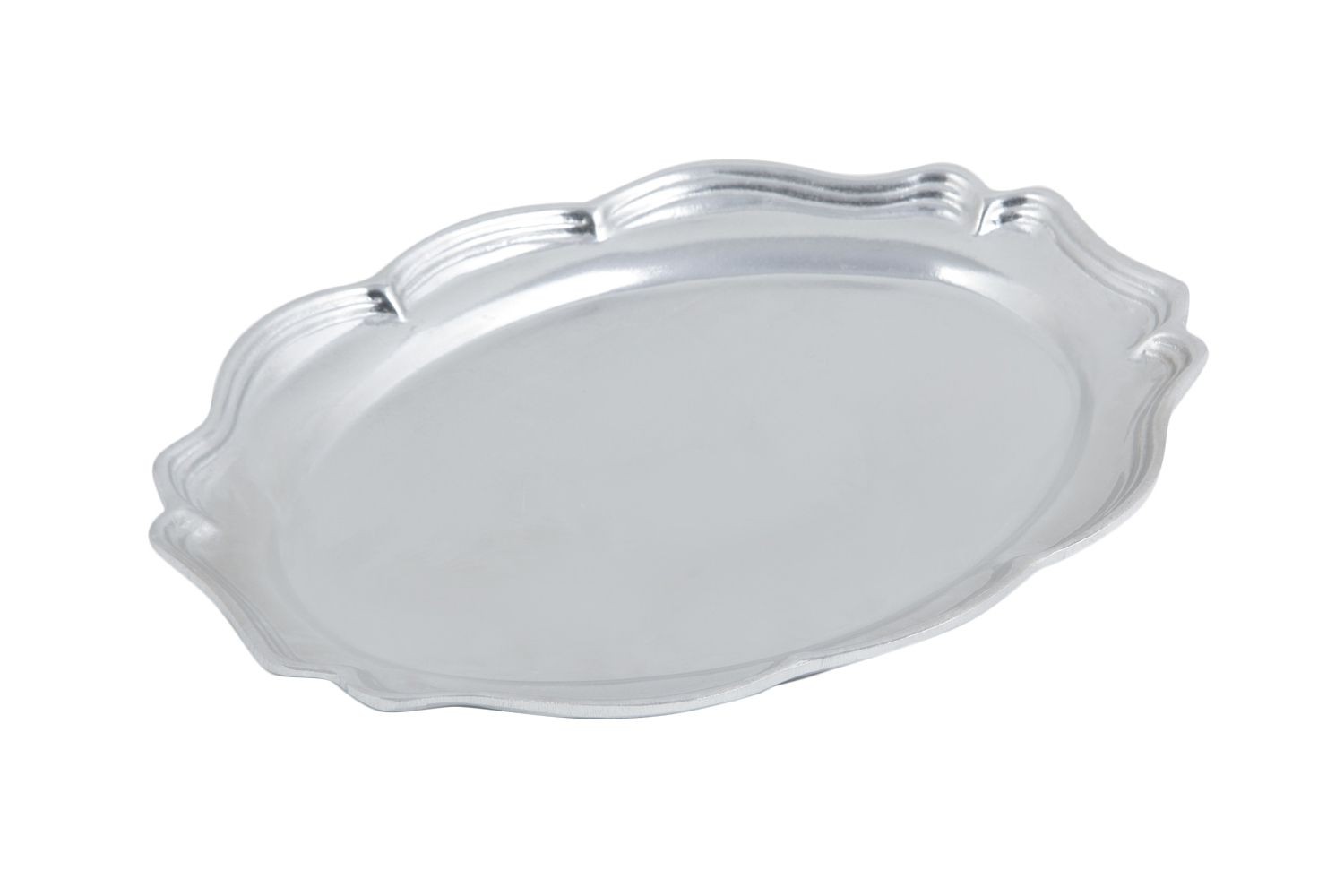 Bon Chef 2029P Queen Anne Oval Platter, Pewter Glo 16 3/4" x 22"