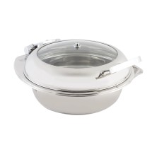 Bon Chef 20300 Induction Chafing Dish with Glass Lid, 6 Qt.
