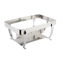 Bon Chef 20305ST Stainless Steel Stand for Rectangular Induction Chafer