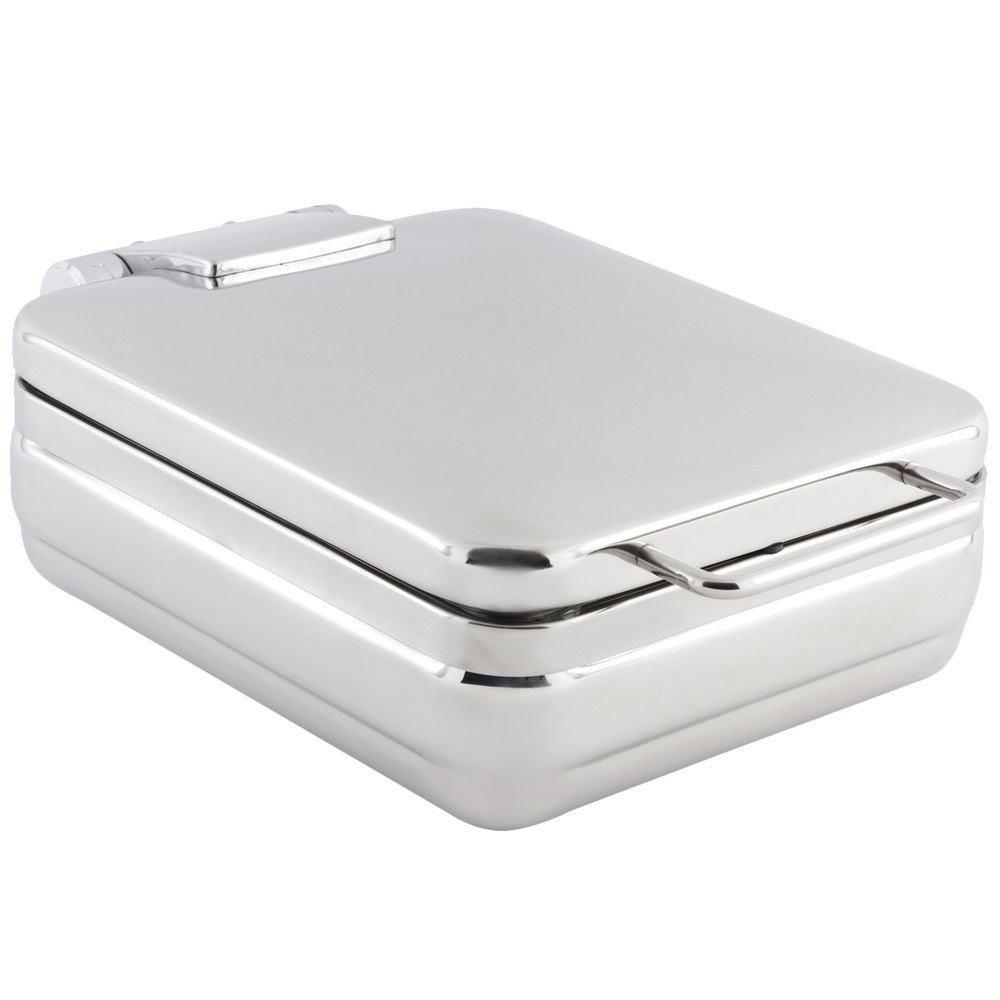 Bon Chef 20308NG Stainless Steel Rectangular Half-Size Induction Chafer, 4 Qt.