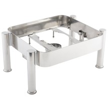 Bon Chef 20309ST Stainless Steel Stand for Rectangular Induction Chafer, 19 3/8&quot; x 14 5/8&quot; x 9&quot;