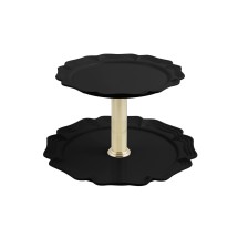 Bon Chef 2062DTS Two-Tier Round Display Stand, Sandstone 20&quot; Dia., 10&quot; H.