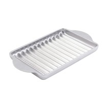 Bon Chef 2081P Rectangular Grill Tray, Pewter Glo 5 1/2&quot; x 9&quot; Set of 12