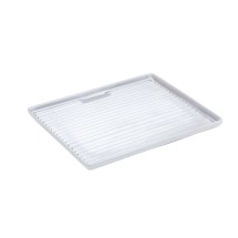 Bon Chef 2182.5P Half Size Horizontal Grill Tile, Pewter Glo 13 1/2" x 10 3/4", Set of 2