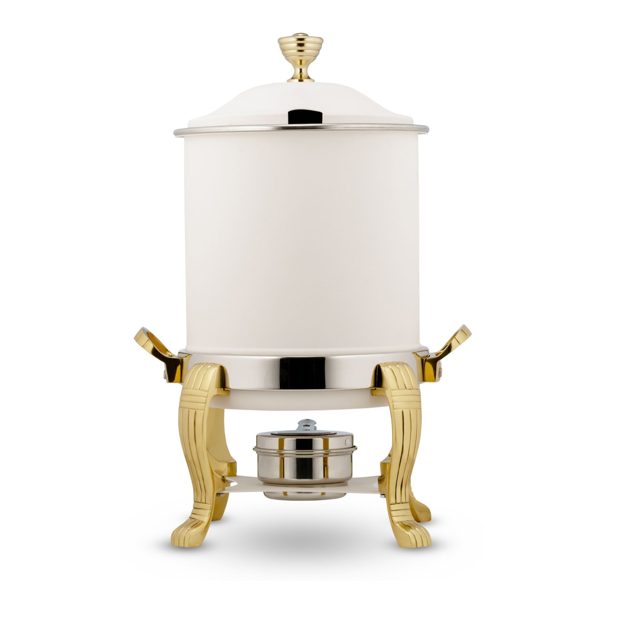 Bon Chef 30001HL-Bianco Petite Marmite Soup Tureen with Hinged Lid, 8 Qt.