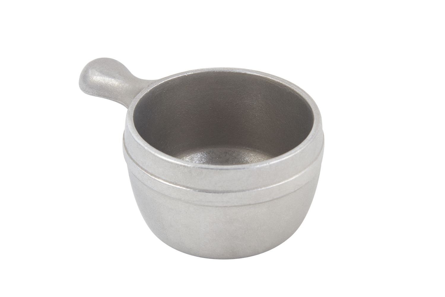 Bon Chef 3025P Soup Bowl with Side Handle, Pewter Glo 12 oz., Set of 6