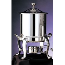 Bon Chef 39001HLS Roman Petite Marmite Soup Tureen with Hinged Lid, Silver Plated 8 Qt.