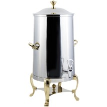 Bon Chef 40001-1 Aurora Insulated Coffee Urn with Brass Trim, 1 1/2 Gallon