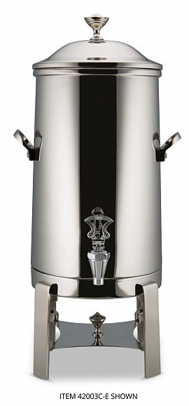 Bon Chef 40001-1CH Aurora Insulated Coffee Urn with Chrome Trim, 1 1/2 Gallon