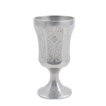 Bon Chef 4026P Galt Water Goblet, Pewter Glo 11 oz., Set of 6