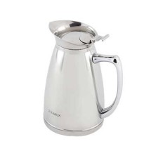 Bon Chef 4050/2 Stainless Steel Insulated Server with &quot;2% Milk&quot; Crest, 10 oz., Set of 6