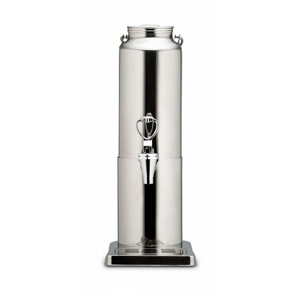 Winco 908 Virtuoso 3 Gallon Beverage Dispenser with Stainless Steel Base