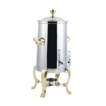 Bon Chef 41003 Aurora Single Wall Non-Insulated Coffee Urn, 3 1/2 Gallon