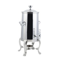 Bon Chef 41003C Aurora Single Wall Non-Insulated Coffee Urn with Chrome Trim, 3 1/2 Gallon