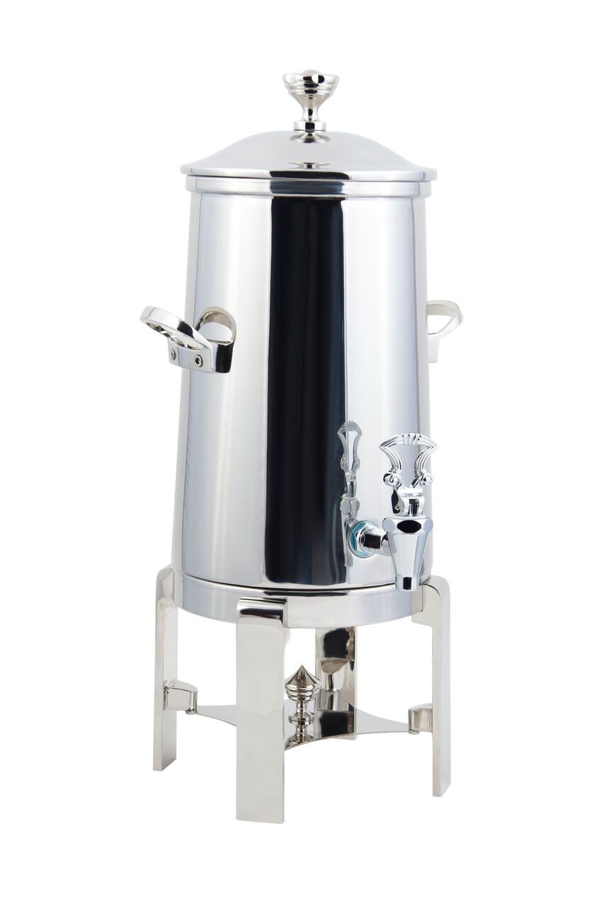 Bon Chef 42005-1C-E Contemporary Electric Coffee Urn with Chrome Trim, 5 Gallon
