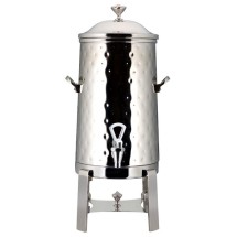 Bon Chef 42005-1C-H Contemporary Insulated Coffee Urn with Chrome Trim, Hammered Finish, 5 Gallon