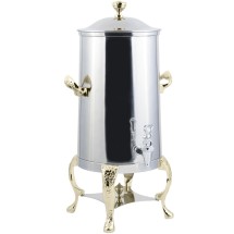 Bon Chef 47003-E Renaissance Electric Coffee Urn with Brass Trim, 3 Gallon
