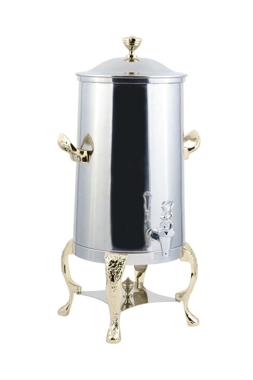 Bon Chef 47005 Renaissance Insulated Coffee Urn with Brass Trim, 5 Gallon