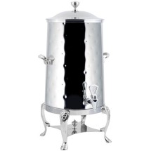 Bon Chef 48001-1C-H-E Lion Electric Coffee Urn with Chrome Trim, Hammered Finish, 1 1/2 Gallon