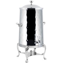 Bon Chef 48003-1C-H Lion Insulated Coffee Urn with Chrome Trim, Hammered Finish, 3 Gallon
