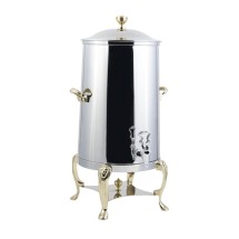 Bon Chef 48003 Lion Insulated Coffee Urn with Brass Trim, 3 Gallon