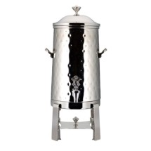 Bon Chef 49001-1C-H-E Roman Electric Coffee Urn with Chrome Trim, Hammered Finish, 1 1/2 Gallon