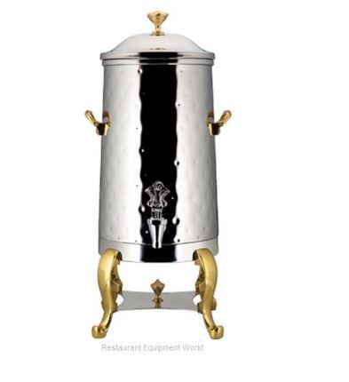 Bon Chef 49001-H Roman Insulated Coffee Urn with Brass Trim and Hammered Finish, 1 1/2 Gallon