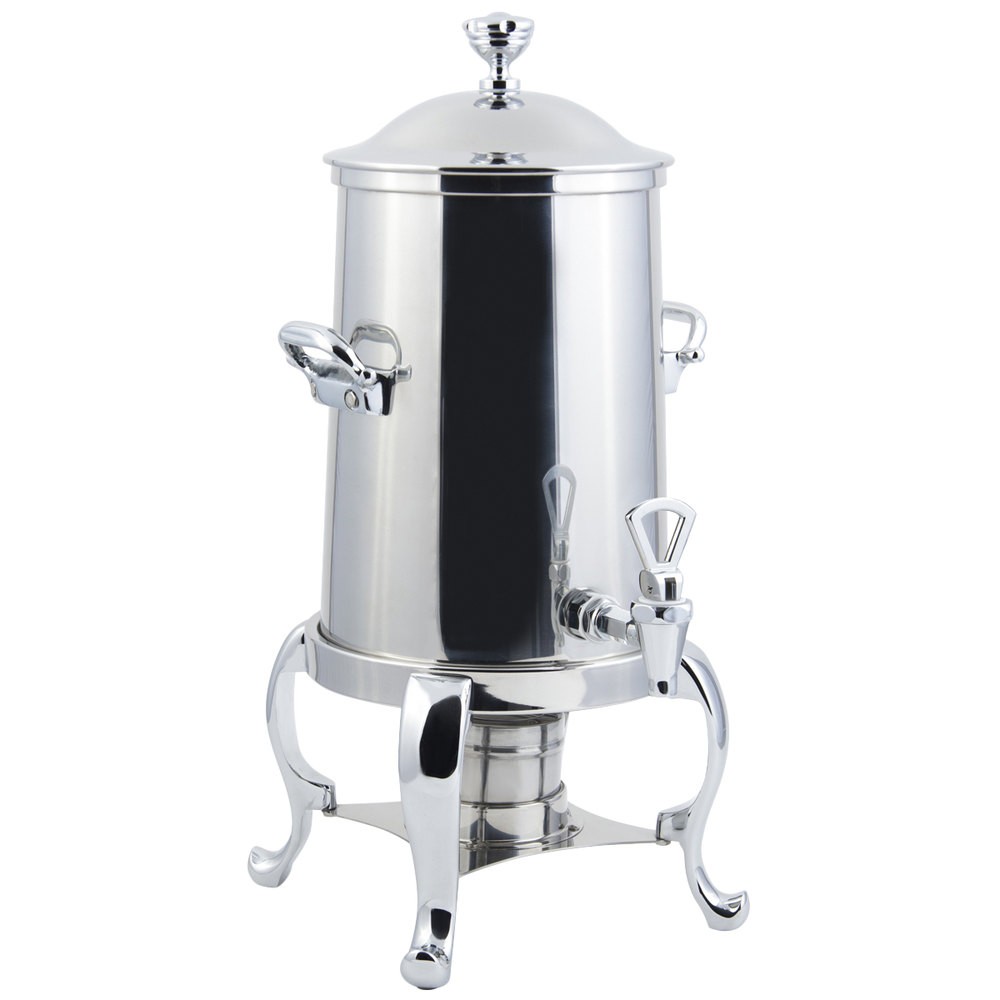 Bon Chef 49103-1C Roman Non-Insulated Coffee Urn with Chrome Trim, 3 1/2 Gallon