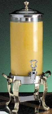 Bon Chef 49500S Roman Juice Dispenser with Silver Trim, 2 Gallon