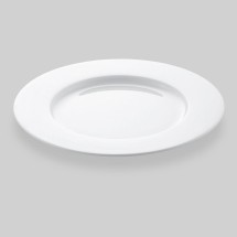 Bon Chef 5000006B Wide Rim Bone China Bread and Butter Plate, 8" Dia., Set of 36