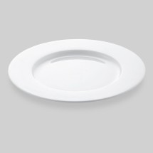 Bon Chef 5000007B Wide Rim Bone China Salad Plate, 9" Dia., Set of 24