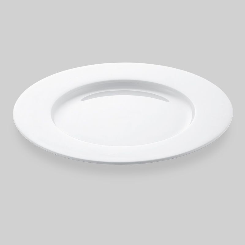 Bon Chef 5000007B Wide Rim Bone China Salad Plate, 9" Dia., Set of 24