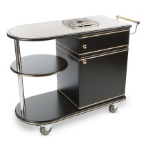 Bon Chef 50020 Deco Flambe Trolley, 45 1/4" x 17 3/4" x 33 1/2"