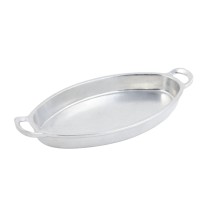 Bon Chef 5002P Oval Fish Server, Pewter Glo 12 1/2&quot; x 6 1/4&quot;, Set of 3
