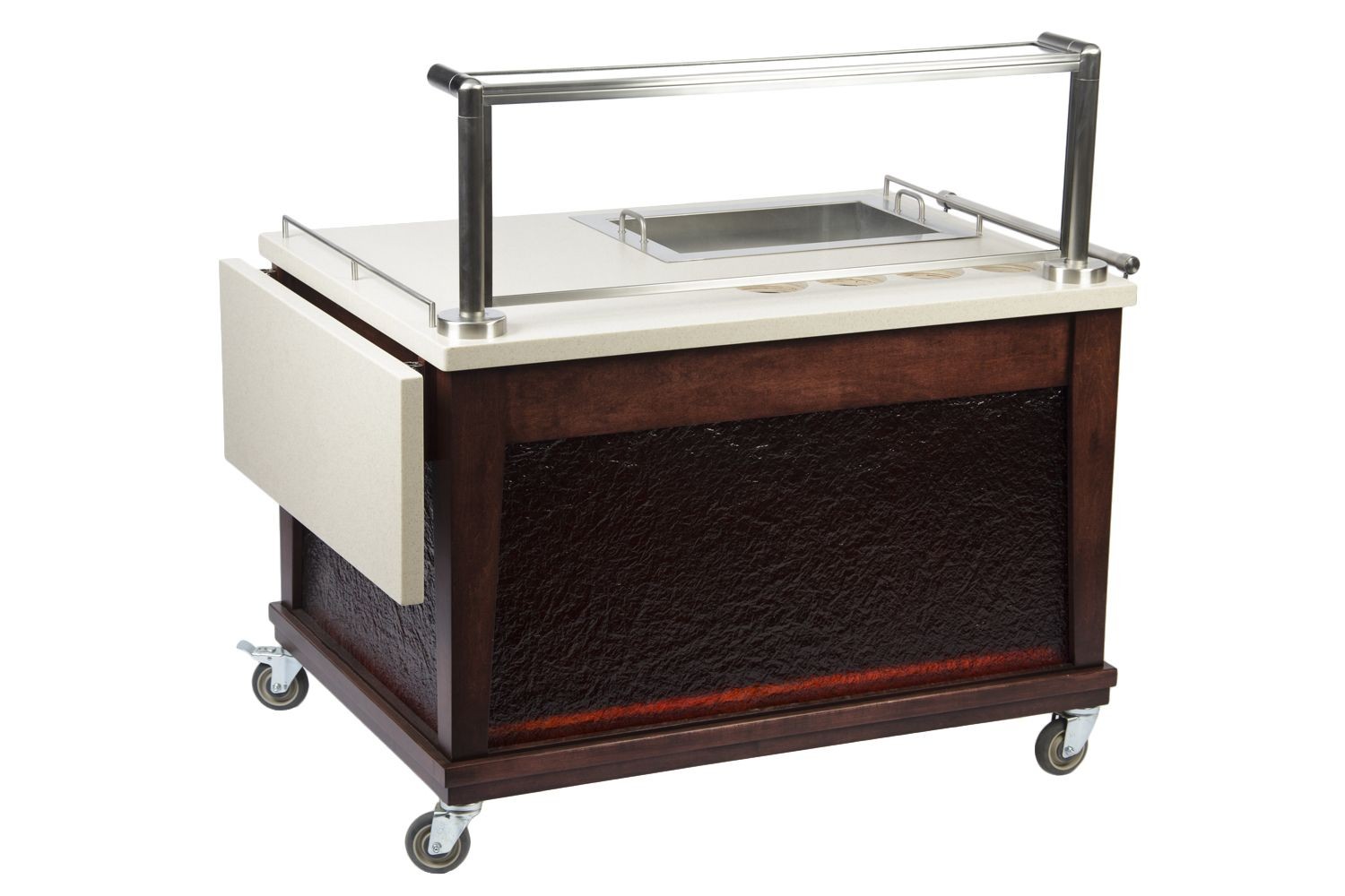 Bon Chef 50044 Guacamole Tequila Cart, 54 1/2" x 30" x 49"
