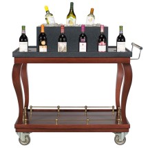 Bon Chef 50049 Wine Cart, 44" x 23 1/2" x 40 1/2"