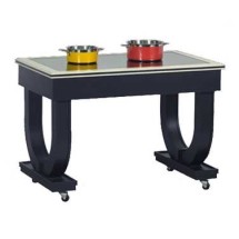 Bon Chef 50075 Deco Table with Induction Heat, 48" x 30" x 36"