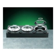 Bon Chef 50115C Portable Chafer Display with Corian Top, 57" x 24" x 8"