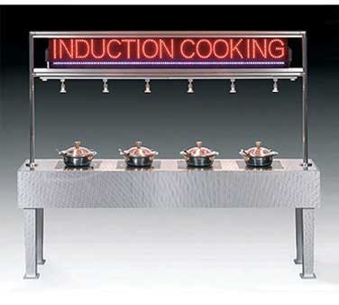 Bon Chef 50117 Stainless Steel Induction Buffet Table