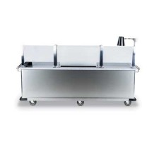 Bon Chef 50147 Custom Chef's Table with Brushed Stainless Steel Body