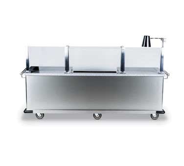 Bon Chef 50147 Custom Chef's Table with Brushed Stainless Steel Body