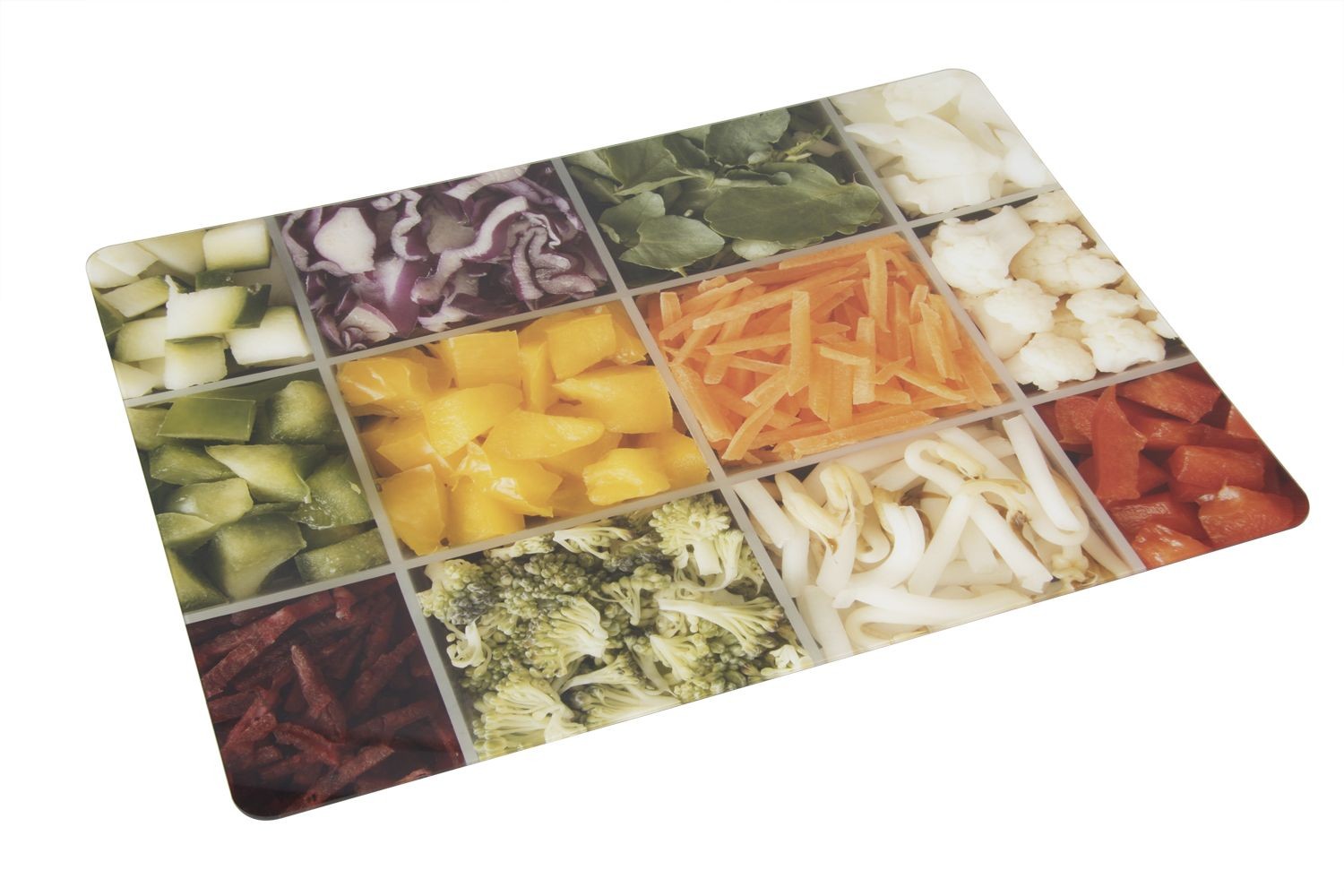Bon Chef 50156CL-6 Acrylic City Lights Center Panel, Tossed Salads and Assorted Vegetables