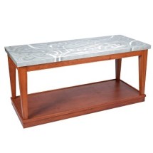 Bon Chef 50159 Swirl Top Buffet Cover Up, 72 1/2" x 30 1/2" x 2 1/4"