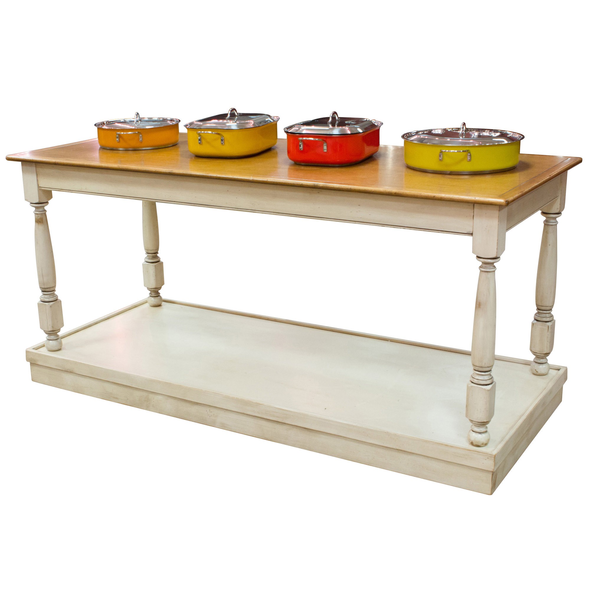 Bon Chef 50177 Country Style Residential Rolling Table, 30" x 72"