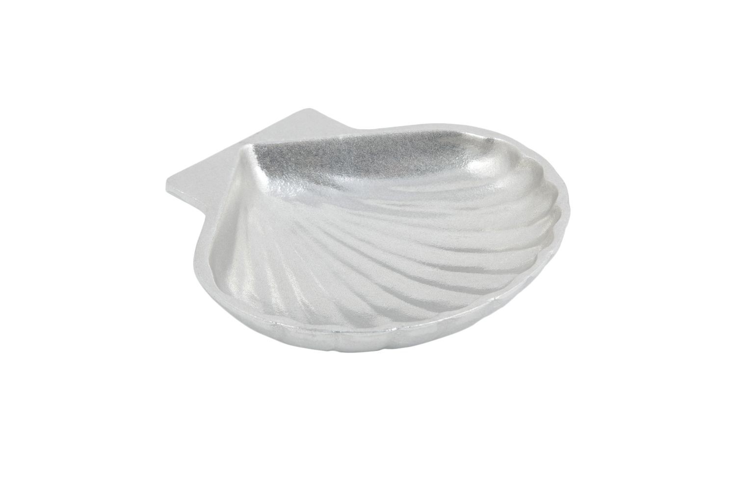 Bon Chef 5040P Clam Shell Dish, Pewter Glo 6 1/8" x 6 3/8", Set of 6